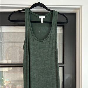 Leith green comfy sleeveless dress